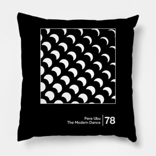 Pere Ubu / Minimalist Graphic Design Fan Artwork Pillow