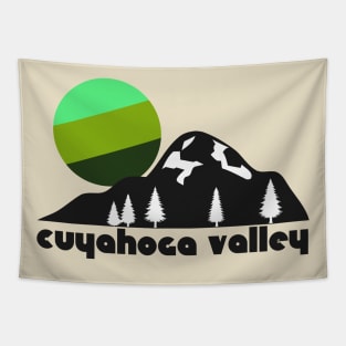 Retro Cuyahoga Valley ))(( Tourist Souvenir National Park Design Tapestry