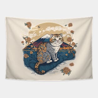 Meow-tain Climber Tapestry