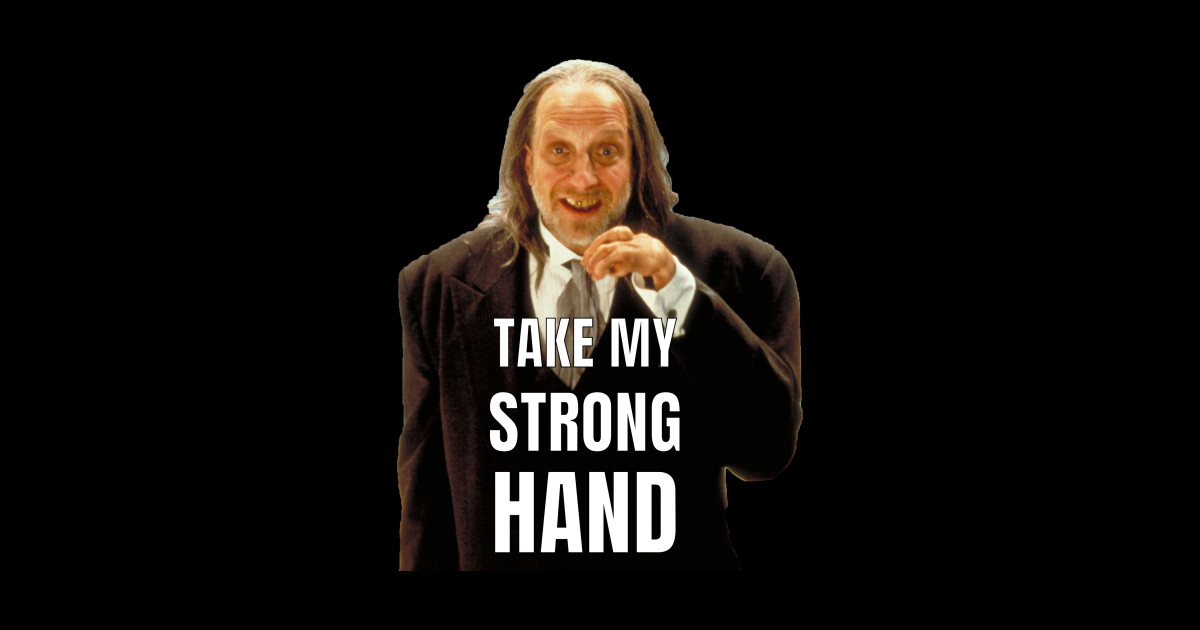 TAKE MY STRONG HAND - Strong Hand - Sticker | TeePublic