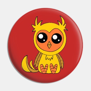 Golden Owl Pin