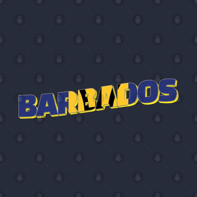 Barbados Vintage style retro souvenir by DesignerPropo