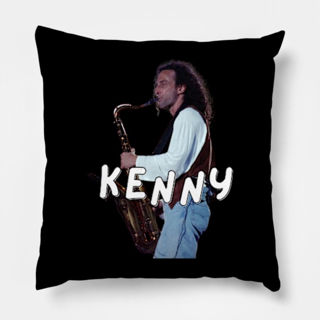 Kenny G quotes art 90s style retro vintage 70s Pillow by graphicaesthetic ✅