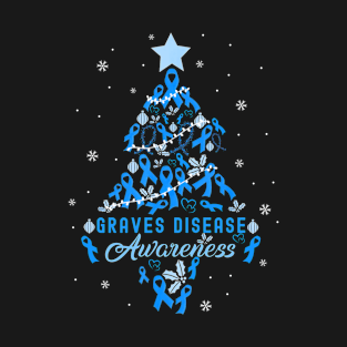 Christmas Tree Graves Disease Awareness T-Shirt