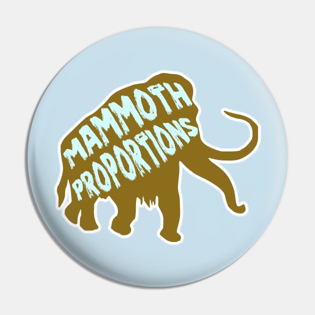 Woolly Mammoth Proportions Ice Age Elephant Mastadon Pin by Grassroots Green