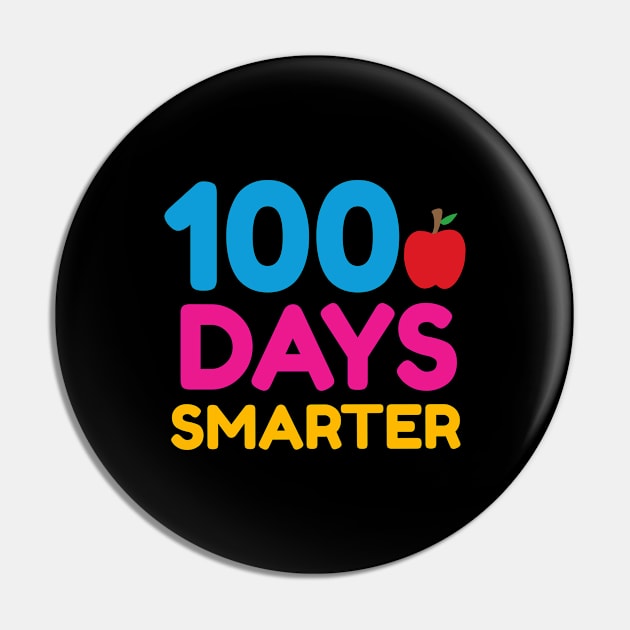 100 Days Smarter - 100 Days Of School Pin by Petalprints