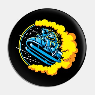 Astrojump With Snowmobile Pin