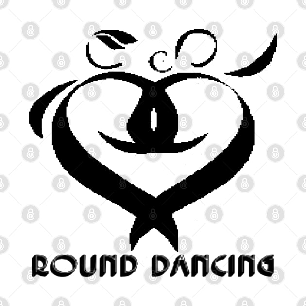 Round Dancing Heart BLK by DWHT71