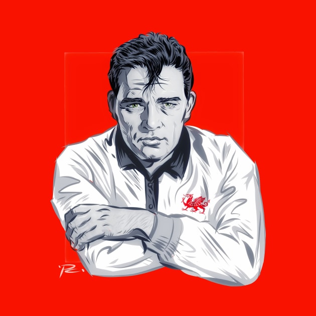 Richard Burton - An illustration by Paul Cemmick by PLAYDIGITAL2020