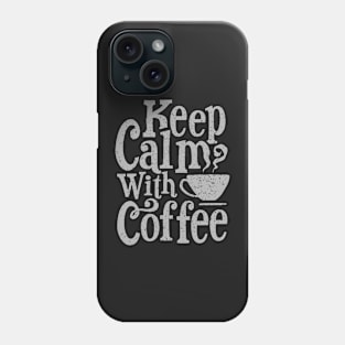 Coffee T-Shirt Design Phone Case