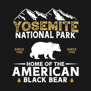 Yosemite National Park Home Of The American Bear T-Shirt