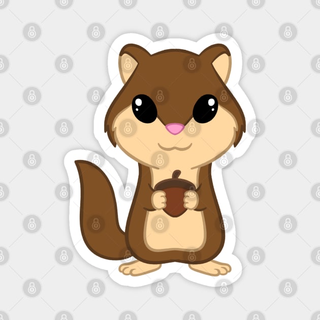 Chipmunk Magnet by Firestorm Fox