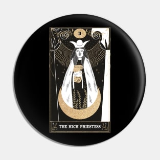 The High Priestess Tarot Card Pin