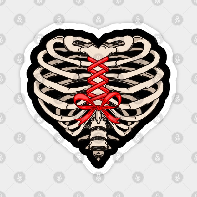 Corset Heart Magnet by RavenWake