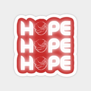 SheHopes HOPE HOPE HOPE with Logo Magnet