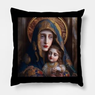 Madonna and Child Pillow