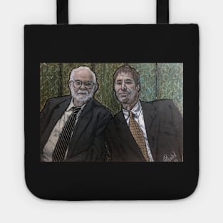 Father and son portrait Tote