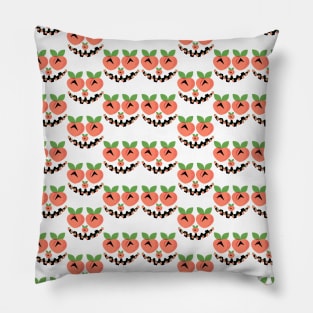 Peach Seamless Pattern Pillow