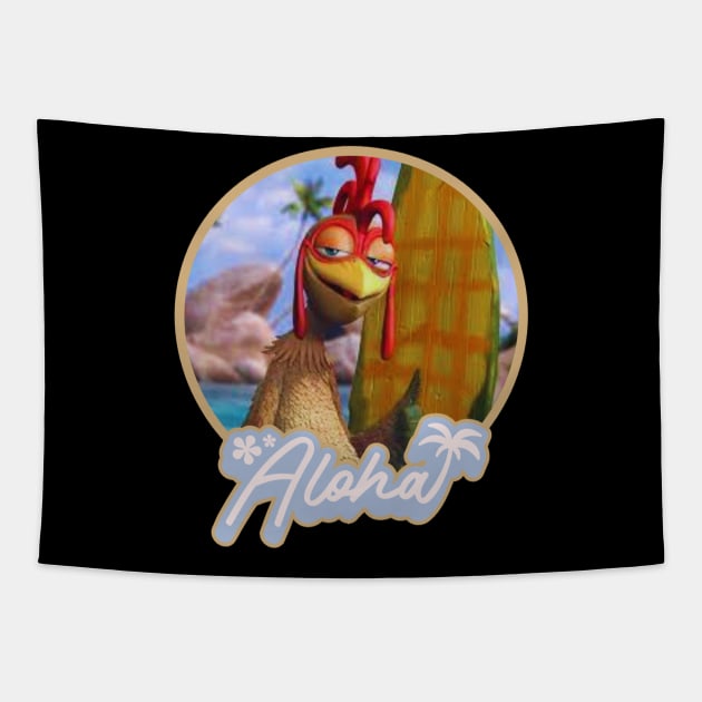 aloha chicken joe Tapestry by PSYCH90