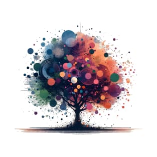 Colorful Abstract Tree T-Shirt