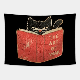 Cat Art of War - Vintage Tapestry