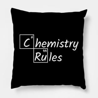 Chemistry Rules Pillow