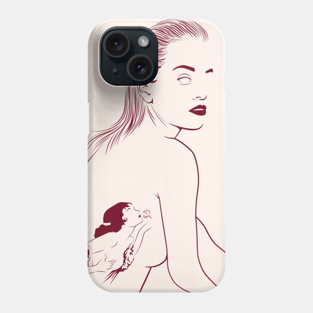 Tattooed Girl Phone Case by Woah_Jonny