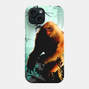 Retro Bigfoot Best Art Sasquatch Vintage Cryptid Woods Hunting Hide and Seek Believe Phone Case