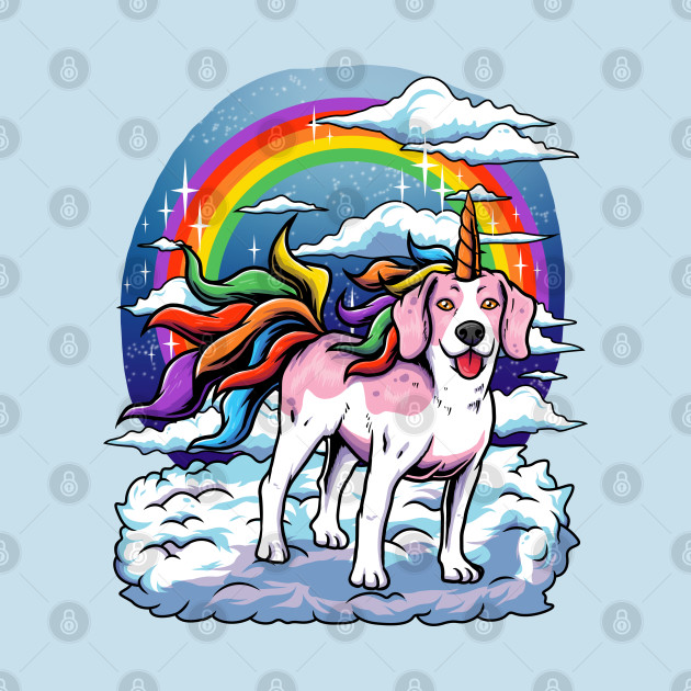 Disover Beagle Unicorn Dog - Beagle - T-Shirt