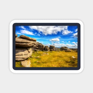 Dartmoor Tor, National Park, Devon, UK Magnet