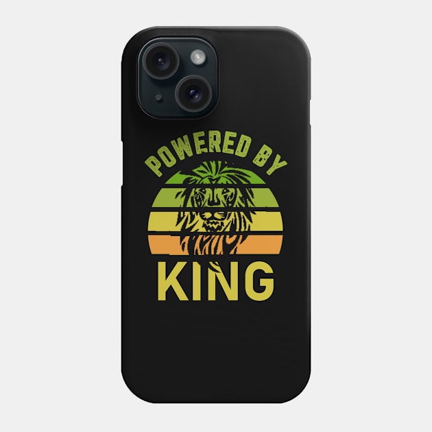 Powered by king Phone Case by Imutobi