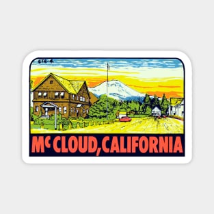 1960s McCloud California Magnet