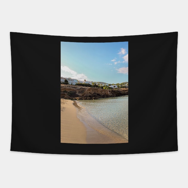 Cala Tarida Beach Tapestry by simplythewest