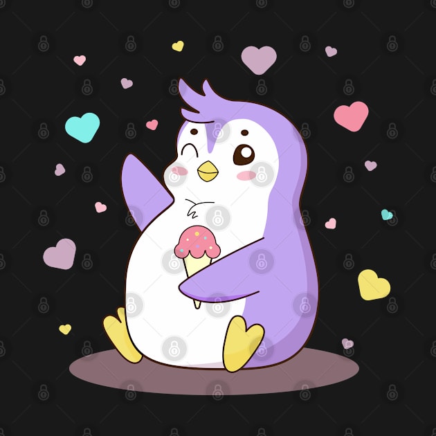 Cute penguin by Saya Raven