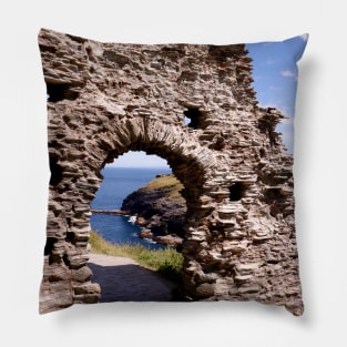 Tintagel Castle Gateway Pillow