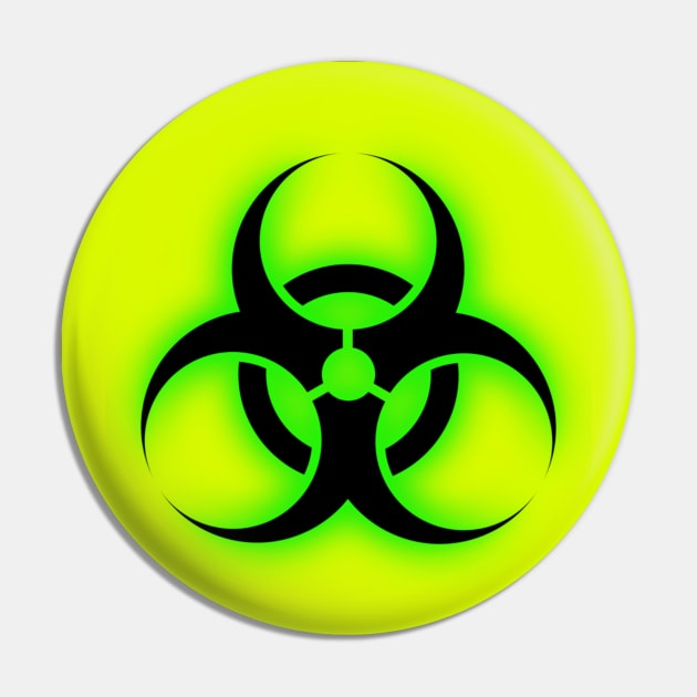 Biohazard Pin by Celtic Morrigan