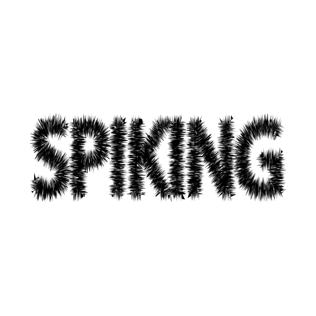 Spiking typography design by It'sMyTime