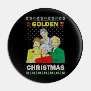 The Golden Girls Christmas Pin