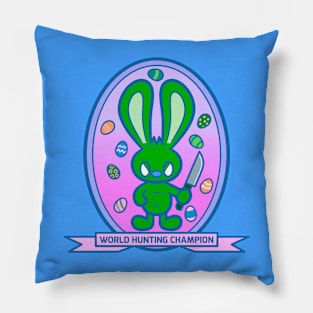 Bunny - World Hunting Champion 2 Pillow