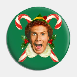 Buddy Elf and Candy Canes Exclusive Pin