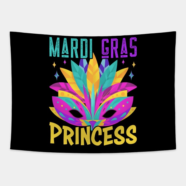 Family Matching Mardi Gras Princess Carnival Costume Tapestry by star trek fanart and more