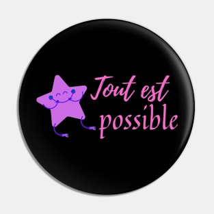 French Quotes and French Vibe Gifts Pin