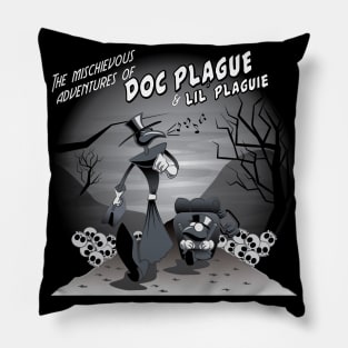 doc plague Pillow