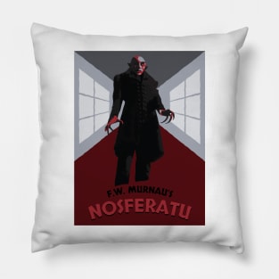 Minimalist Nosferatu Pillow