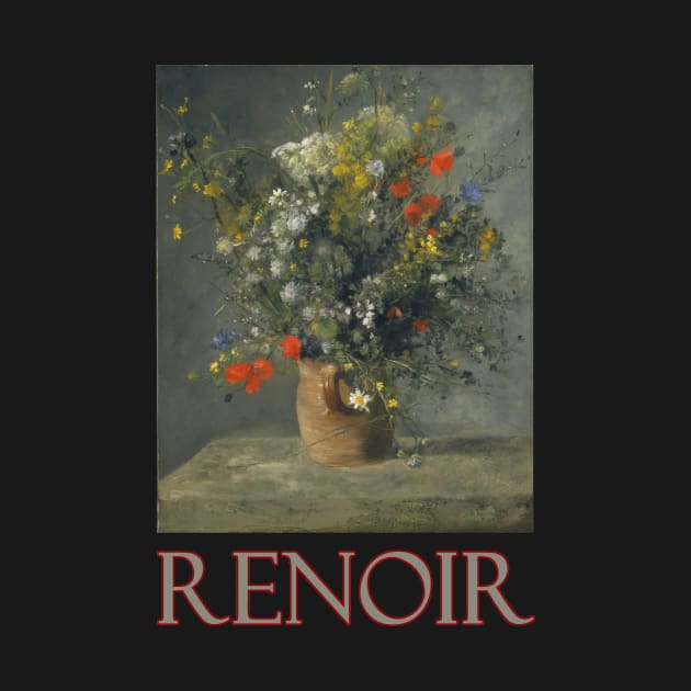 Flowers in a Vase by Pierre-Auguste Renoir by Naves