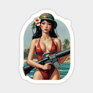 Pinup Girl Magnet