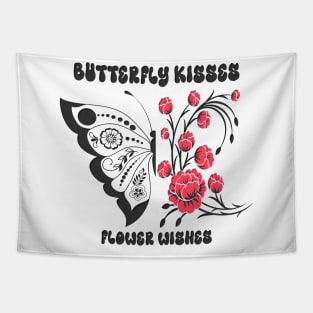 Butterfly Flower Lovers Best Gift For Life Stile Tapestry