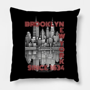 Brooklyn-New York, Skyline Pillow