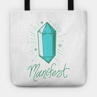 Manifest Shining Crystal Witchy Tote