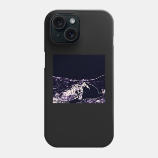 Neon Moon Landing Phone Case